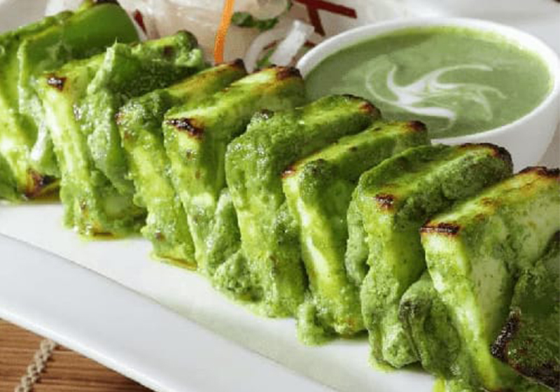 Paneer Pudeena chicken